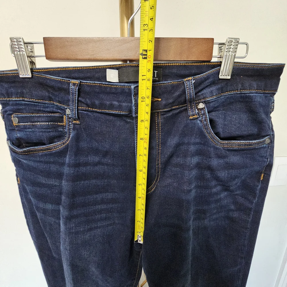 Kut‎ from the Kloth Women's Dark Blue Jeans Size 12 Pristine